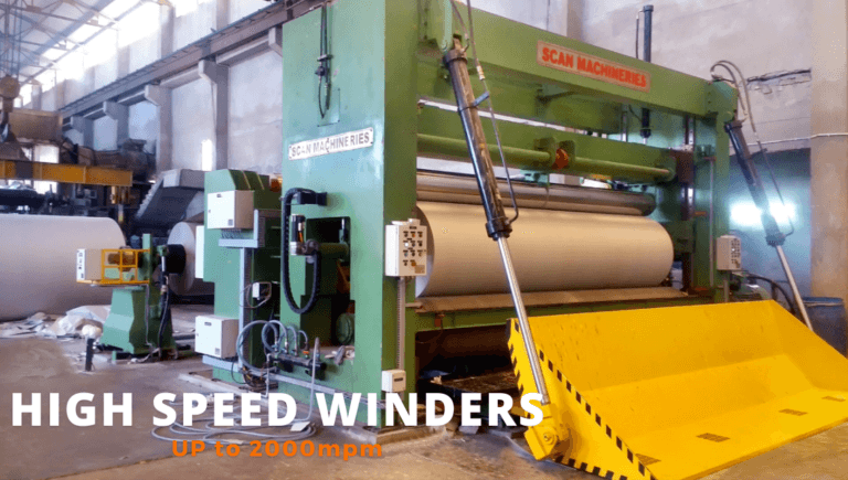 High Speed Writing Printing Kraft Board Winder and Rewinder Paper Machine Manufacturer for Best Quality of Winding- Scan Machineries - Paper -Pulp Industry