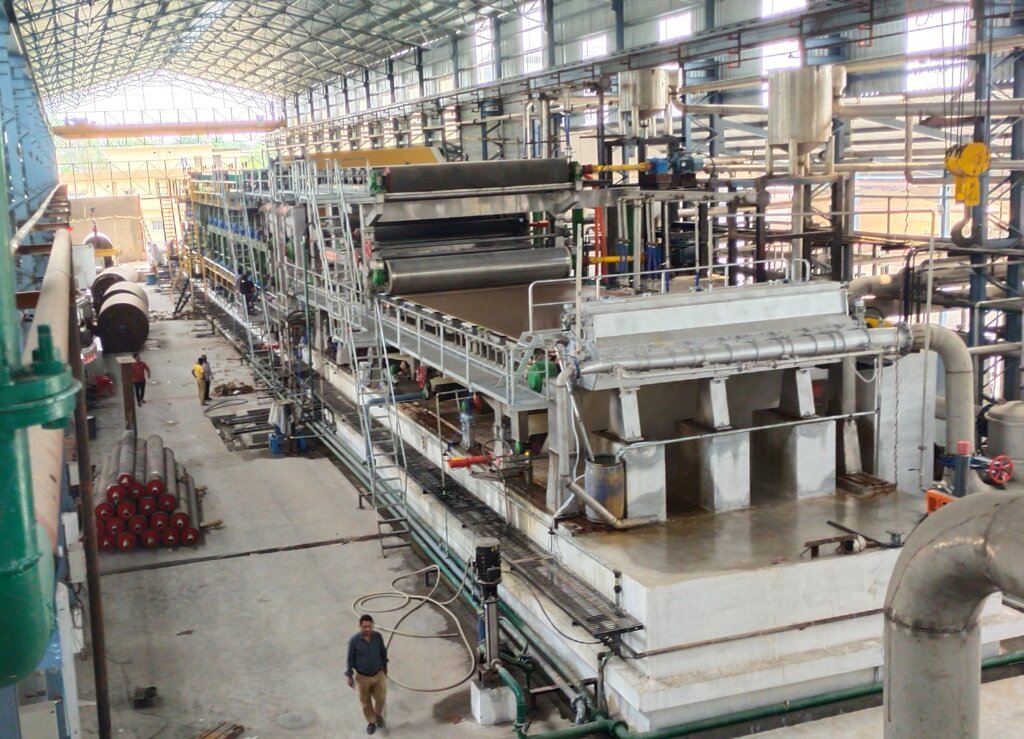 scan machineries' kanha paper mill project success
